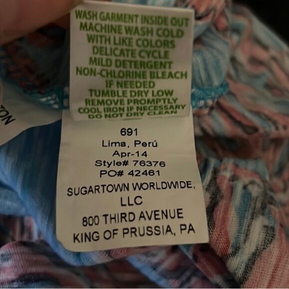 Lilly Pulitzer Brewster Rode Island reef searlean t-shirt dress size small - Picture 6 of 7